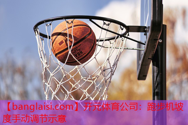 开元体育公司：跑步机坡度手动调节示意