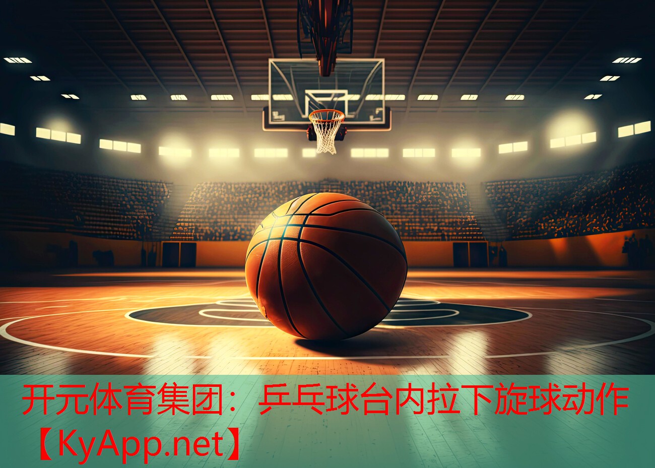 乒乓球台内拉下旋球动作