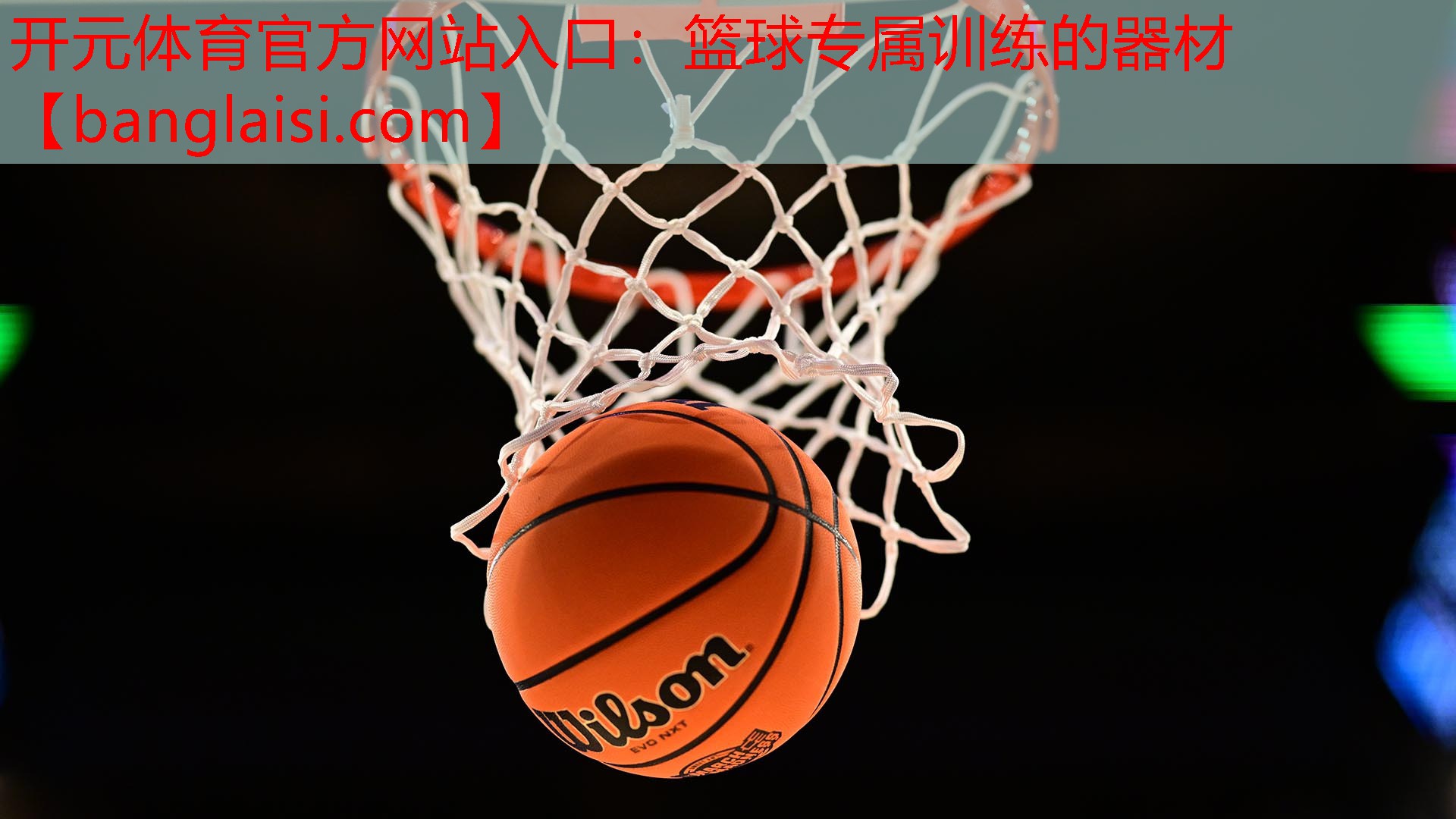 篮球专属训练的器材