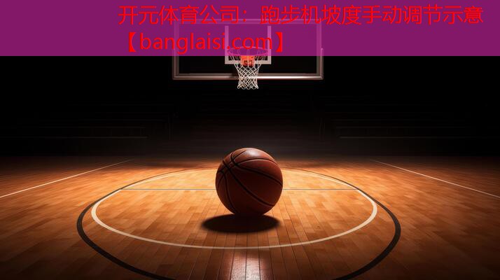 跑步机坡度手动调节示意